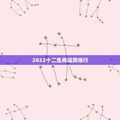 2022十二生肖运势排行，2022年运势最好的生肖
