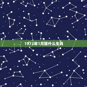 1972年1月属什么生肖，1972年1月三十号是什么命农历初几属相是什