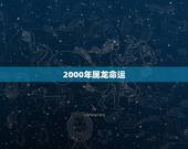 2000年属龙命运，2000年属龙2022年的运势