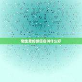 做生意的微信名叫什么好，做生意起微信叫什么好？