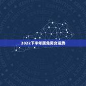 2022下半年属兔男女运势