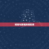 婚姻与属相的相配表，十二生肖正确的婚姻匹配大全