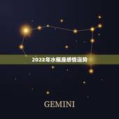 2022年水瓶座感情运势，水瓶座2021年感情运势