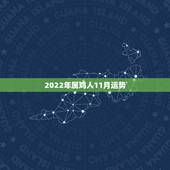 2022年属鸡人11月运势