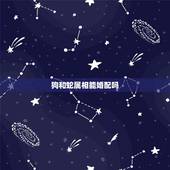 狗和蛇属相能婚配吗，属狗的和属蛇的能婚配吗