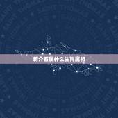 蒋介石属什么生肖属相，必中蒋介石属什么生肖