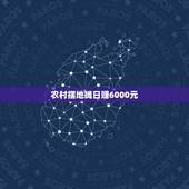 农村摆地摊日赚6000元 农村摆地摊日赚6000元怎么样