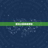 新浪占星星盘查询，在新浪星座上测出了我的星盘，谁能教教我怎么看，或者是
