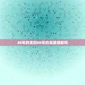 88年的龙和00年的龙属相配吗，88年属龙的和什么属相的比较配啊？