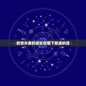 前世夫妻的痣长在哪下眼皮的痣，什么痣是前世留下的
