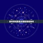 属羊男和属兔女相配婚姻如何，1991羊男1999兔女配吗