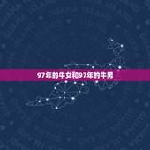 97年的牛女和97年的牛男，男1997年女1997年相配吗