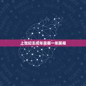 上世纪壬戌年是哪一年属相，壬戌年是哪一年