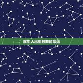 属牛人出生日期的命运，属马人出生月的命运