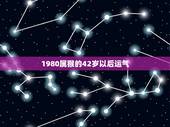1980属猴的42岁以后运气，1980年10月5日阴历属猴男人的运势如