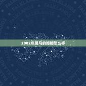 2002年属马的婚姻怎么样，2002年属相配对