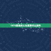1975属兔的人车里放什么挂件，属兔的车内放什么车载摆件最好