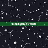 2022年5月26双子座运势，1977年5月25日属蛇双子座2023年