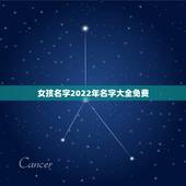女孩名字2022年名字大全免费，2022年宝宝取名大全