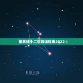 董易林十二生肖运程表2022 生肖鼠2022壬寅虎年总运程