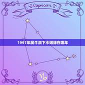1997年属牛涧下水姻缘在哪年，1985年属牛的人姻缘