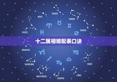 十二属相婚配表口诀，属相婚配十二生肖年龄表