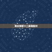 男女婚配十二属相配对，十二属相配对哪儿有