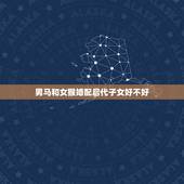 男马和女猴婚配后代子女好不好，男属马女属猴要什么属相的孩子好