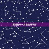 属虎的十一月出生好不好，98年属虎11月份好不好