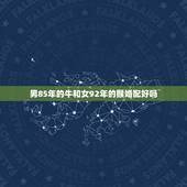 男85年的牛和女92年的猴婚配好吗，1992年与1985年属牛的相配吗