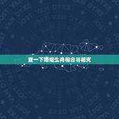 查一下婚姻生肖相合与相克，牛马相合相克出生肖