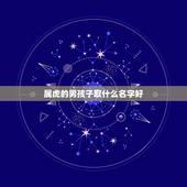 属虎的男孩子取什么名字好 2022年属虎取什么名字