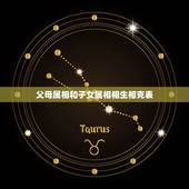 父母属相和子女属相相生相克表，父母与子女属相相克表