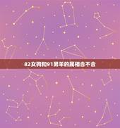 82女狗和91男羊的属相合不合，我是82年属狗女，然后遇到了一个91年