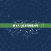 属羊人今日麻将财运如何，属羊人今天运势