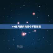 92生肖猴的和哪个不能婚配，92年女属猴与什么婚配