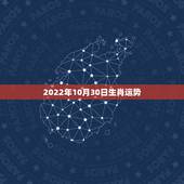 2022年10月30日生肖运势，2022 年1月13日十二生肖运势