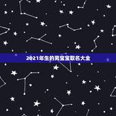 2021年生的男宝宝取名大全，2021年男宝宝名字