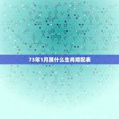 73年1月属什么生肖婚配表，2012年73年属牛和什么属相最配