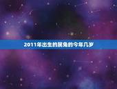 2011年出生的属兔的今年几岁，2011年到2022 年多少岁