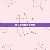 单元测试的测试对象，软件测试中的单元测试，如果测试的单元为类，请问怎么