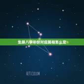 生辰八字年份对应属相怎么定，生辰八字属相