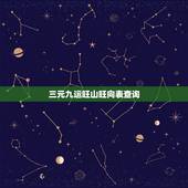 三元九运旺山旺向表查询，三元九运风水不败坐向