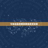 今年出生的男孩更佳名字女孩，好听的男孩名字