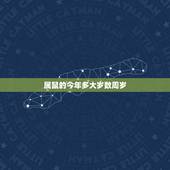 属鼠的今年多大岁数周岁，1972属鼠今年多大年龄
