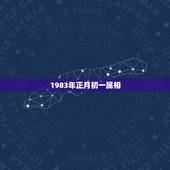 1983年正月初一属相，2019年是什么生肖年