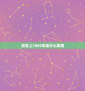 历史上1865年是什么属相，历史上的皇帝都是什么属相