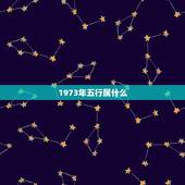 1973年五行属什么，1973年五行属什么