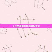十二生肖排列顺序婚配大全，十二生肖谁排列第一、请按顺序排列！