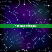 1992年丙午日是哪天，己亥时五行属什么